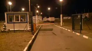 Ciężarówki z "białego konwoju" na ukraińskiej granicy