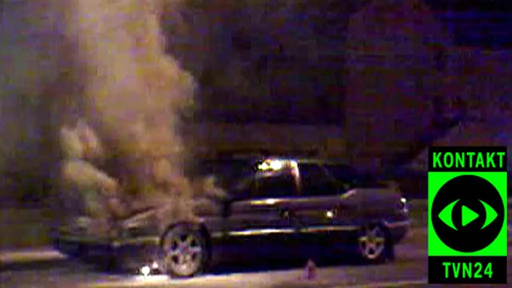 Citroen spłonął na K.E.N. (film: Marcin)