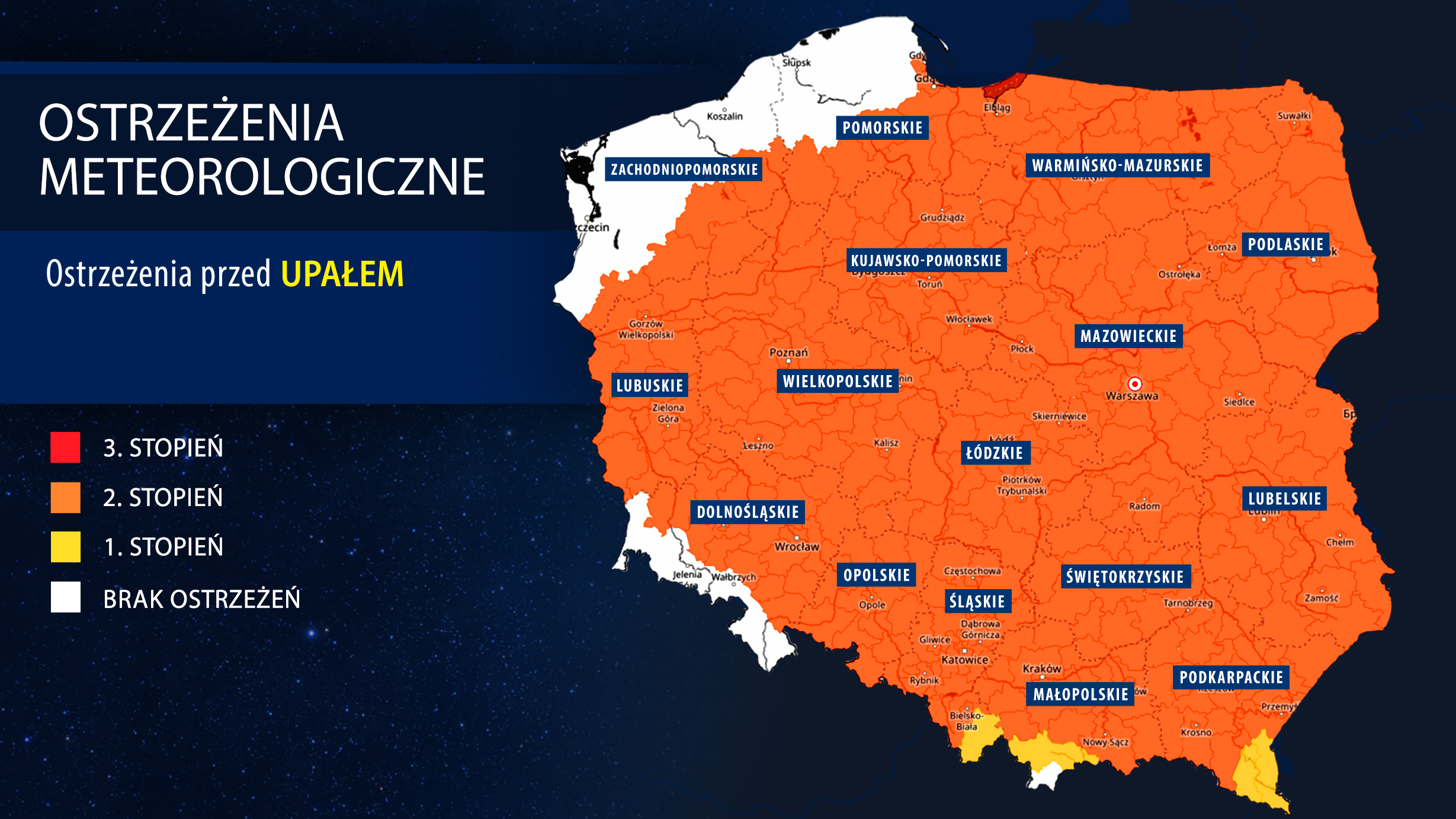 Ostrzeżenia meteorologiczne IMGW