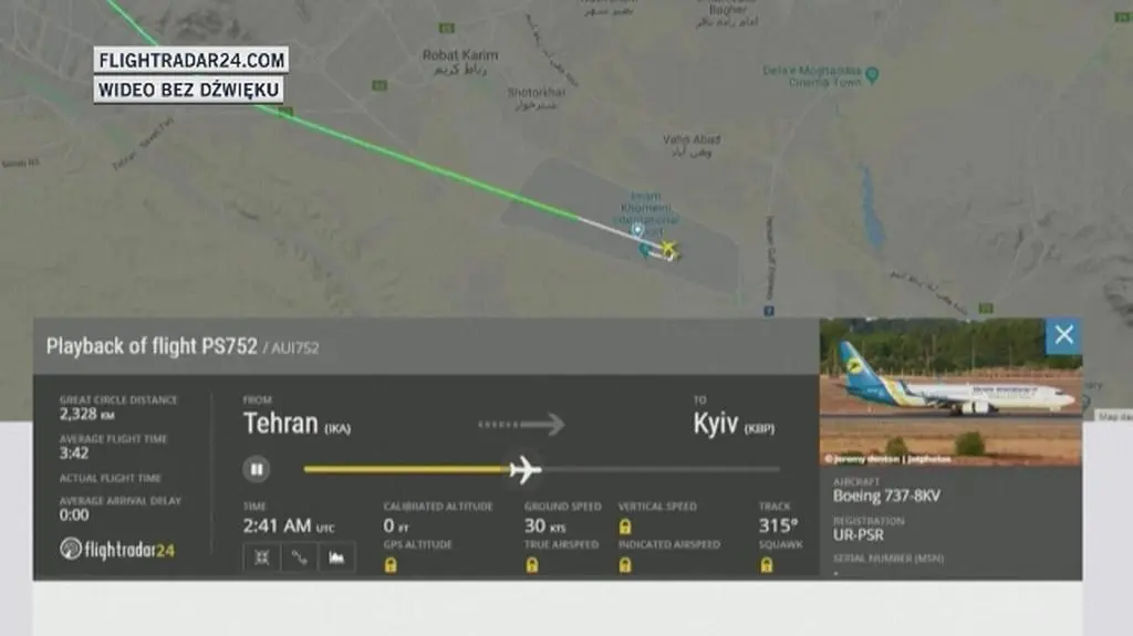 Co najmniej 170 ofiar katastrofy ukraińskiego boeinga 737