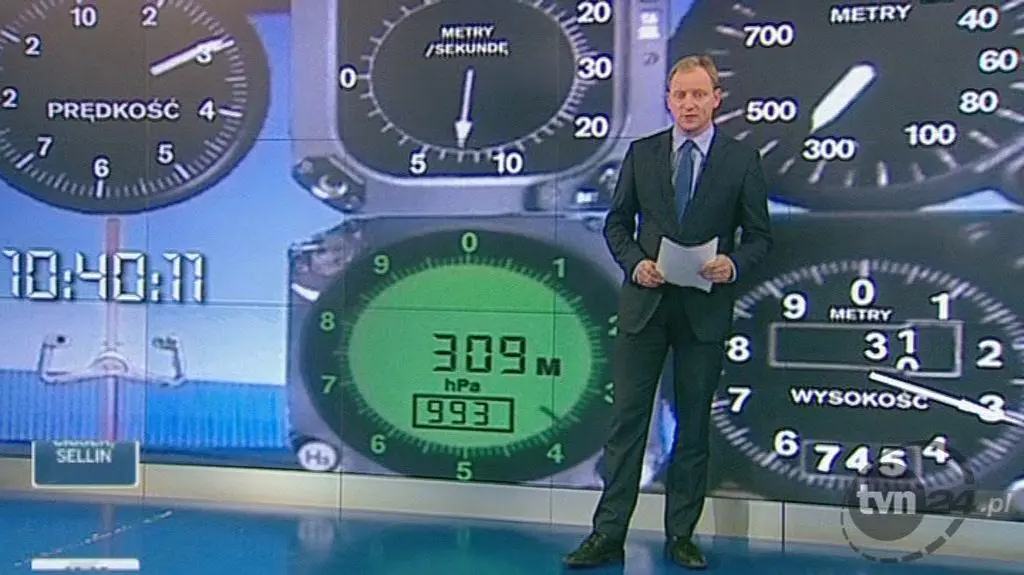 Co pokazywały wysokościomierze? (TVN24)