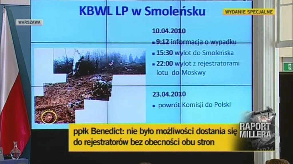 Co stało się ze skrzynkami 10 kwietna (TVN24)
