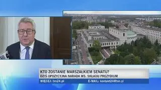 Czarnecki: senatorowie niezrzeszerzni mogą się podzielić