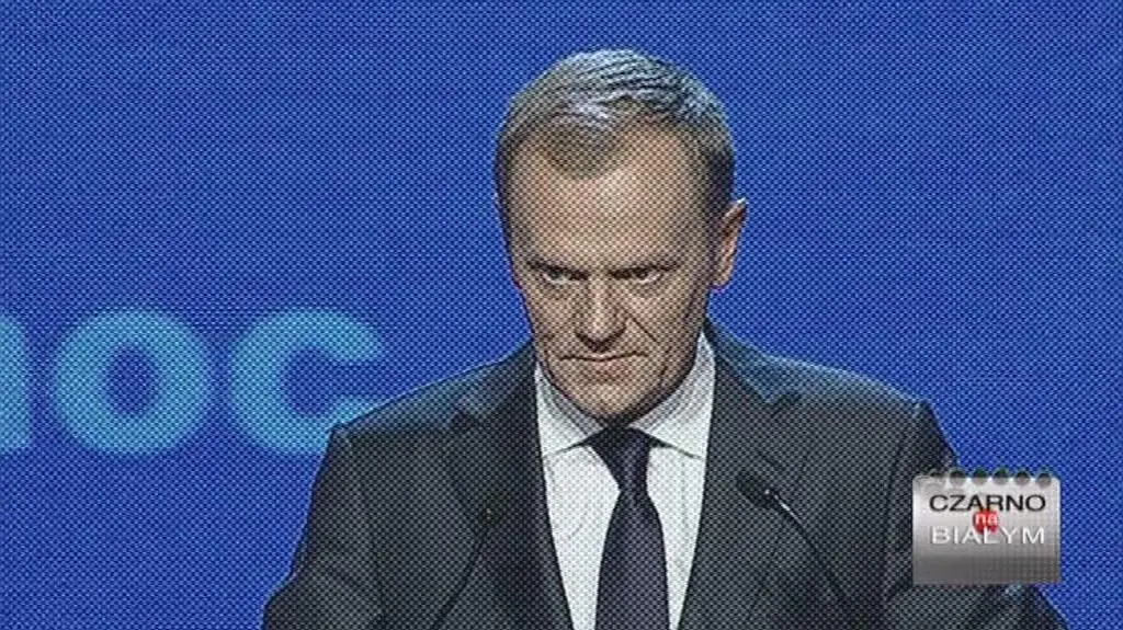 "Czarno na Białym" o Donaldu Tusku