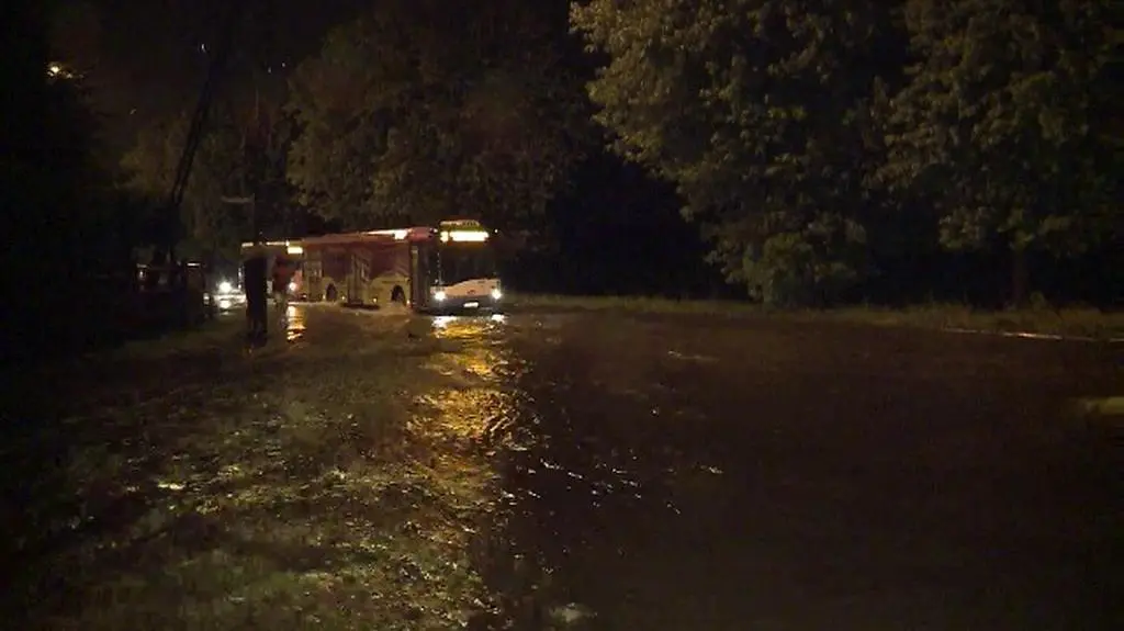 Czechowice Dziedzice po ulewie