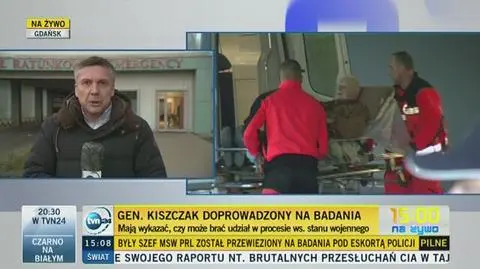 Czesław Kiszczak na badaniach w Gdańsku