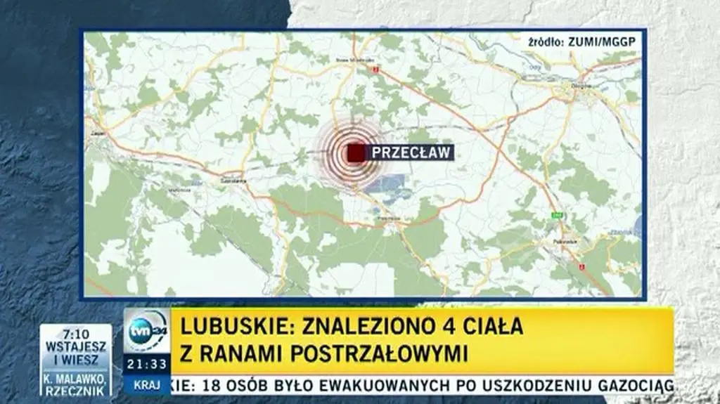 Cztery ciała znalezione w domu w Lubuskiem