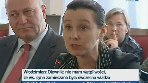 Danuta Olewnik dziękowała gen. Rapackiemu