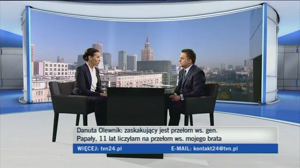 Danuta Olewnik w programie "Jeden na jeden"