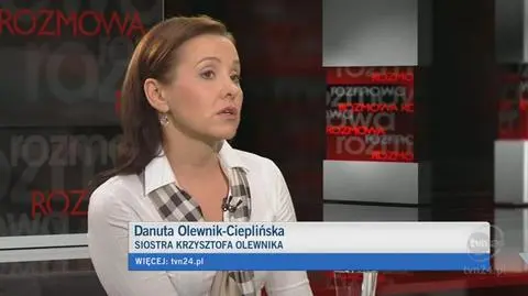 Danuta Olewnik w "Rozmowie Rymanowskiego"