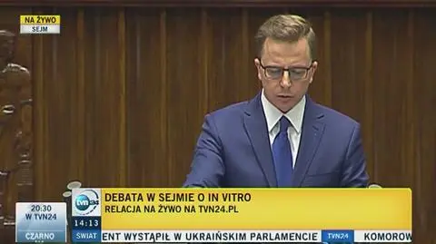 Dariusz Joński prezentuje projekty SLD 