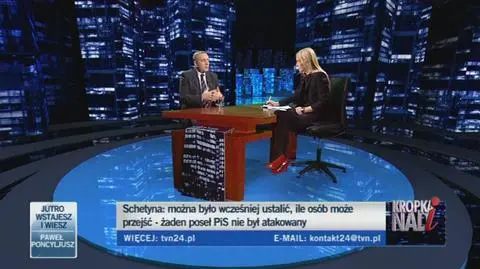 "Demonstracja i robienie z siebie ofiar polityki"