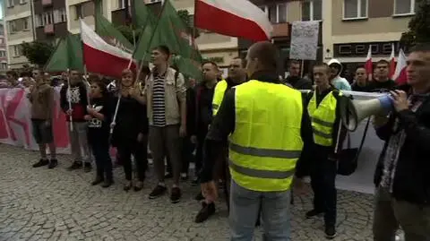 Demonstracja w trakcie obchodów rocznicy