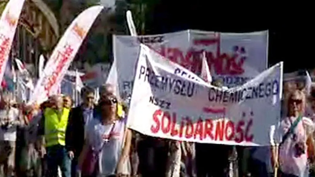 Demonstracja we Wrocławiu (TVN24)