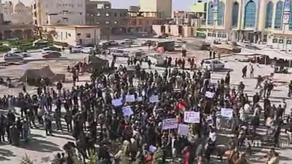 Demonstracje w Tobruku