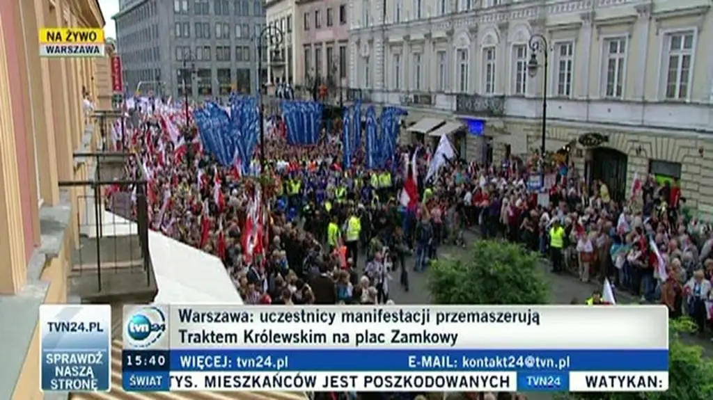 Demonstranci ocenili obecny rząd