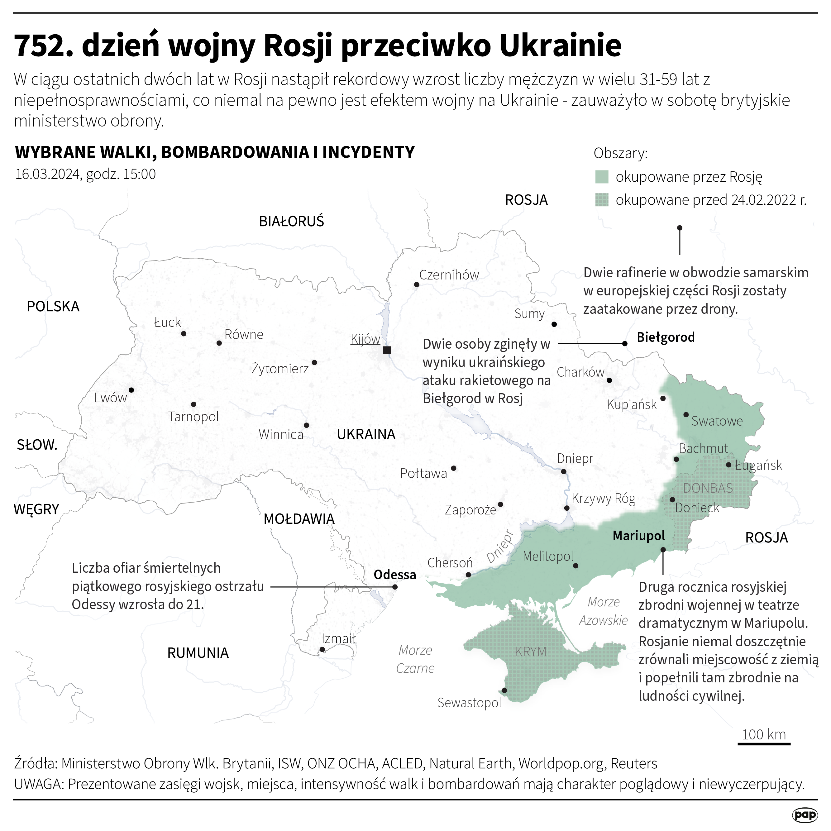 752. dzień wojny Rosji przeciwko Ukrainie