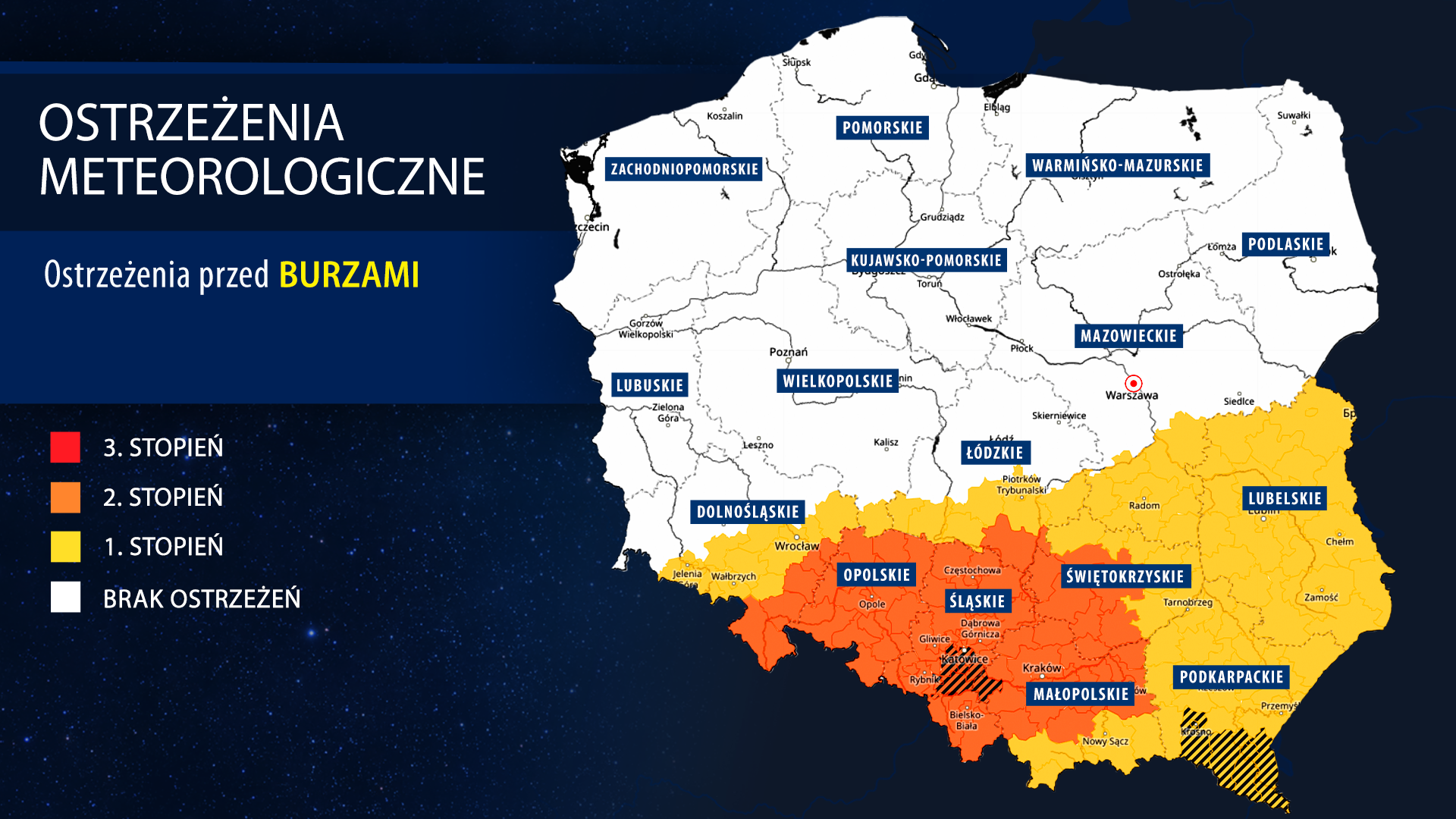 Ostrzeżenia meteorologiczne IMGW