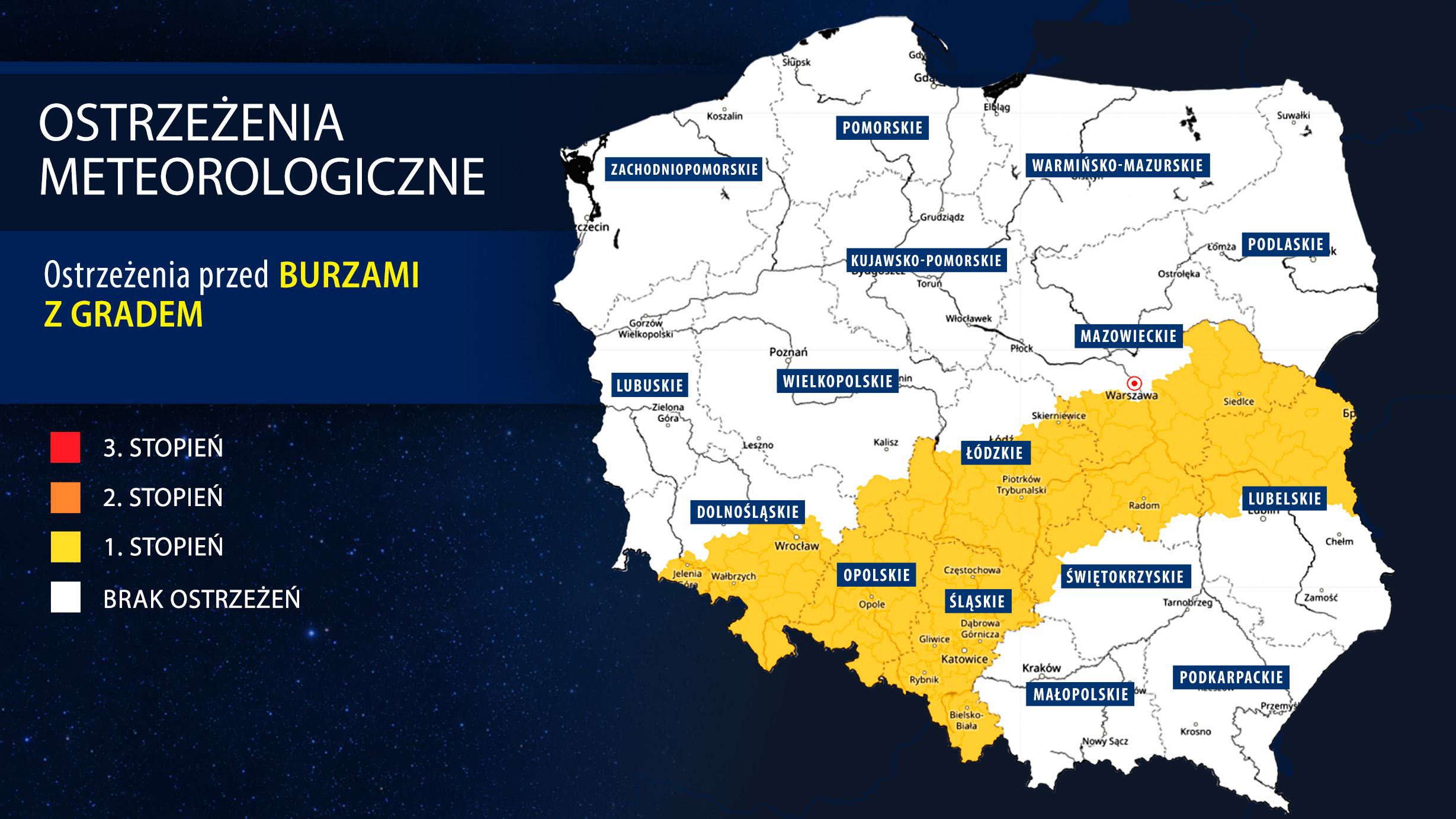Ostrzeżenia meteorologiczne IMGW