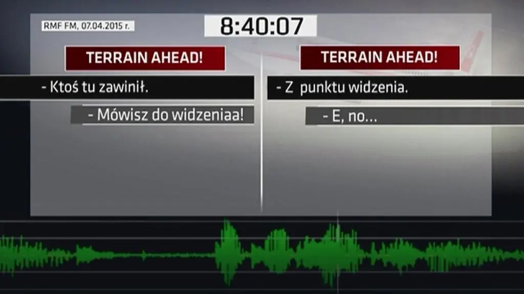 Dokładniejszy zapis głosów z kabiny pilotów tuż przed katastrofą w Smoleńsku