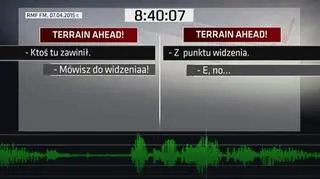 Dokładniejszy zapis głosów z kabiny pilotów tuż przed katastrofą w Smoleńsku