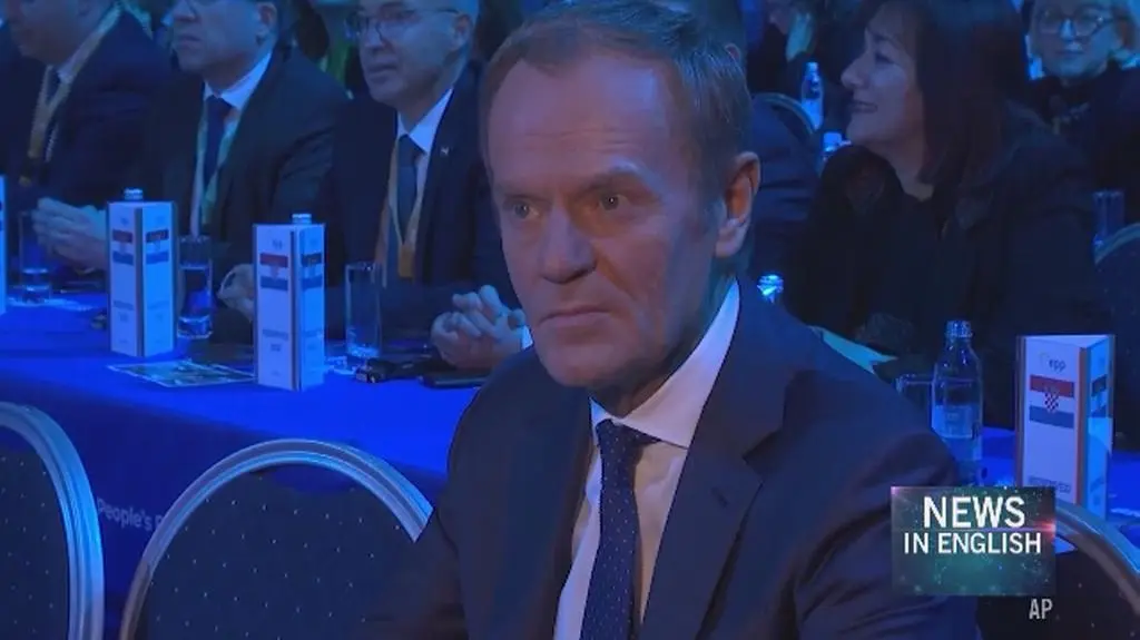 Donald Tusk, new chief of the EPP, in an interview for TVN24