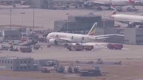  Dreamliner zapalił się na Heathrow 