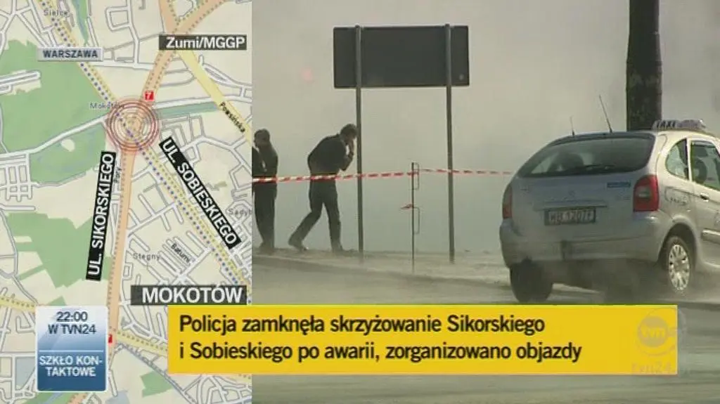 Droga zalana (TVN24)