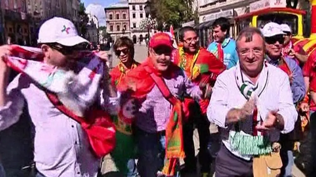 Duńscy i portugalscy kibice zjechali do Lwowa