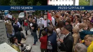 Dwa protesty ws. prof. Chazana