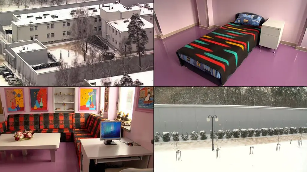 Dyrektor ośrodka w Gostyninie oprowadza po salach