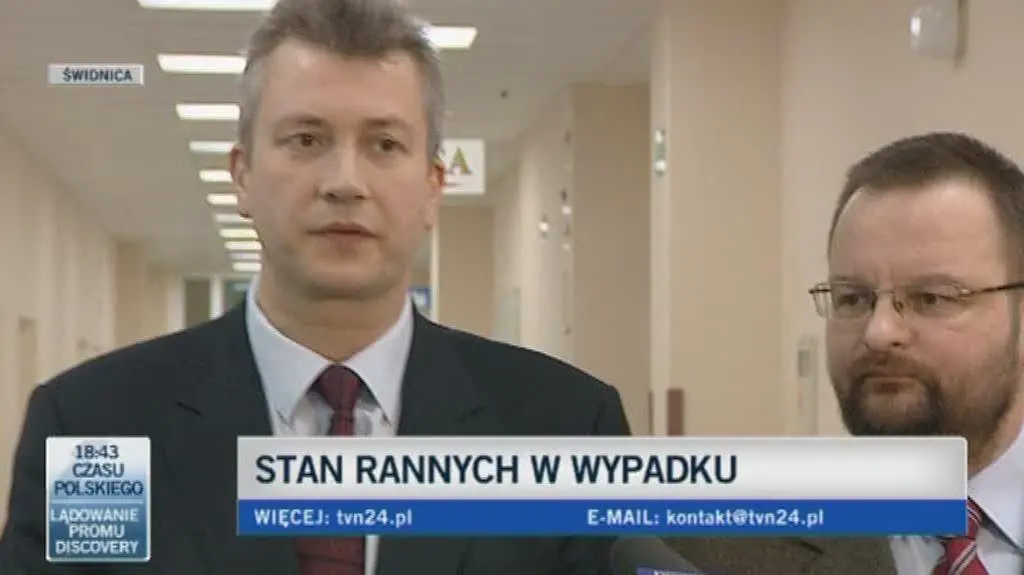 Dyrektor szpitala mówi o stanie rannych / TVN24