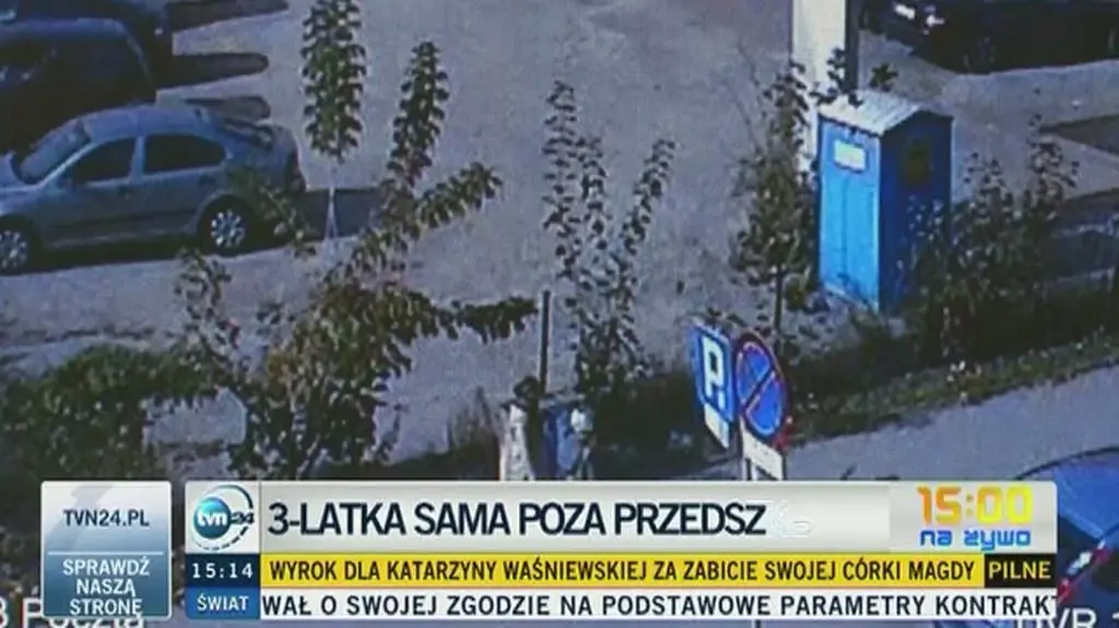 Dziecko przeszło przez dwie ulice w centrum miasta, po czym zaopiekowali się nim przechodnie