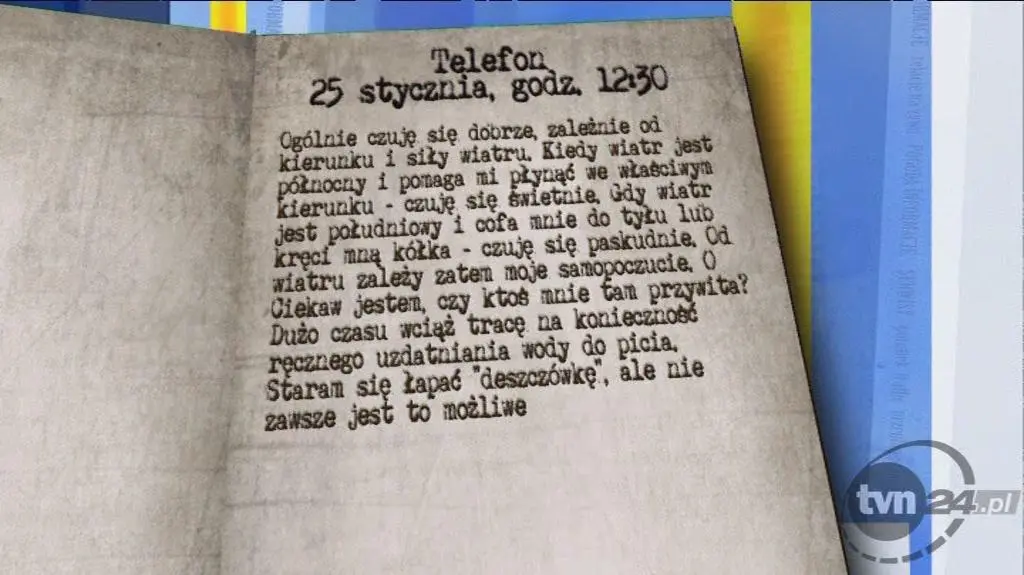 Dziennik Pokładowy Aleksandra Doby (TVN24)