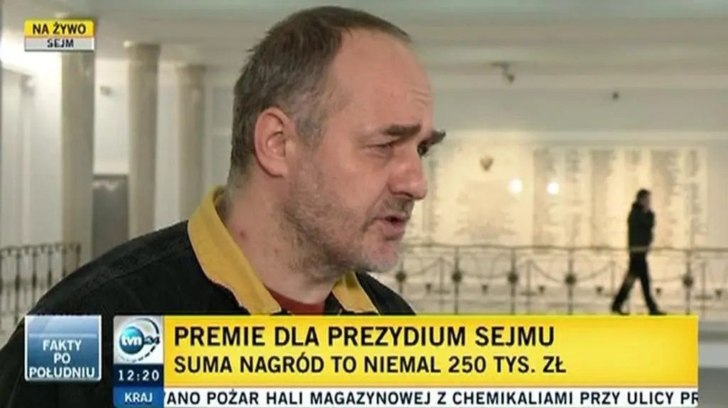 Dziennikarz o zajściu