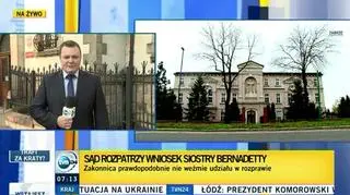 Dziś sąd zdecyduje, czy zawiesić siostrze Bernadecie karę więzienia