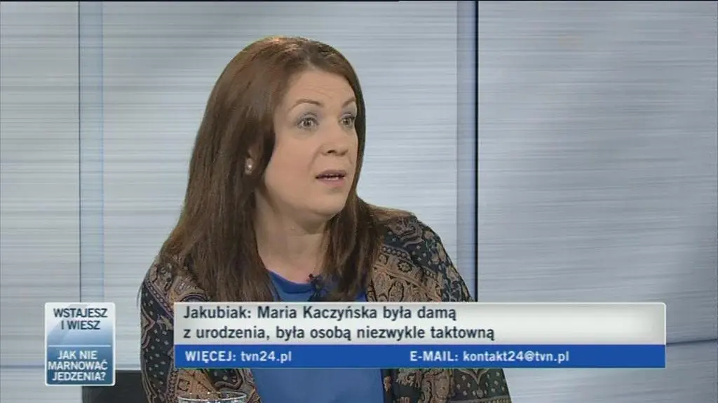 Elżbieta Jakubiak w programie "Jeden na jeden"
