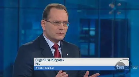 Eugeniusz Kłopotek o problemach finansowych