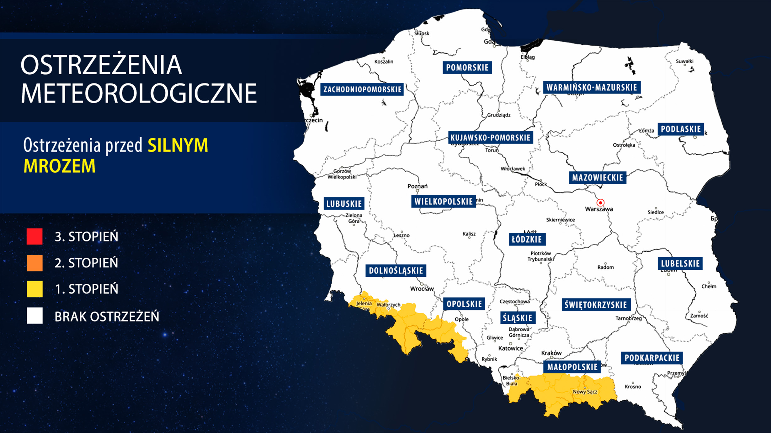 Ostrzeżenia meteorologiczne IMGW