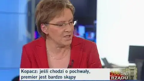 Ewa Kopacz: Studenci za mnie piją