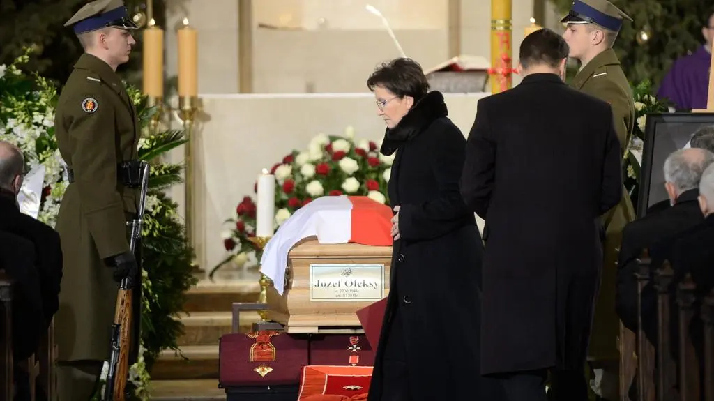 Ewa Kopacz w czasie uroczystości 