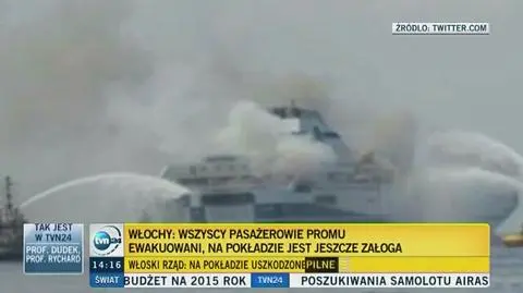 Ewakuowano wszystkich pasażerów