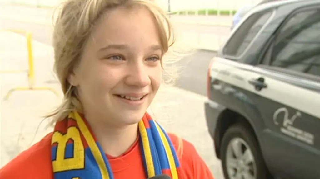 Fani witają piłkarzy Barcelony