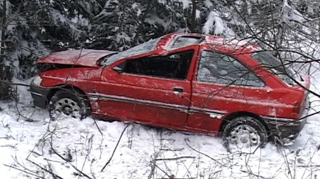 Ford wypadł z drogi