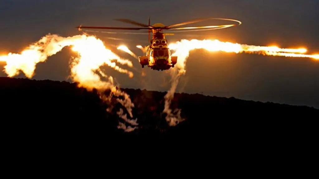 Francuski H225M Caracal w akcji