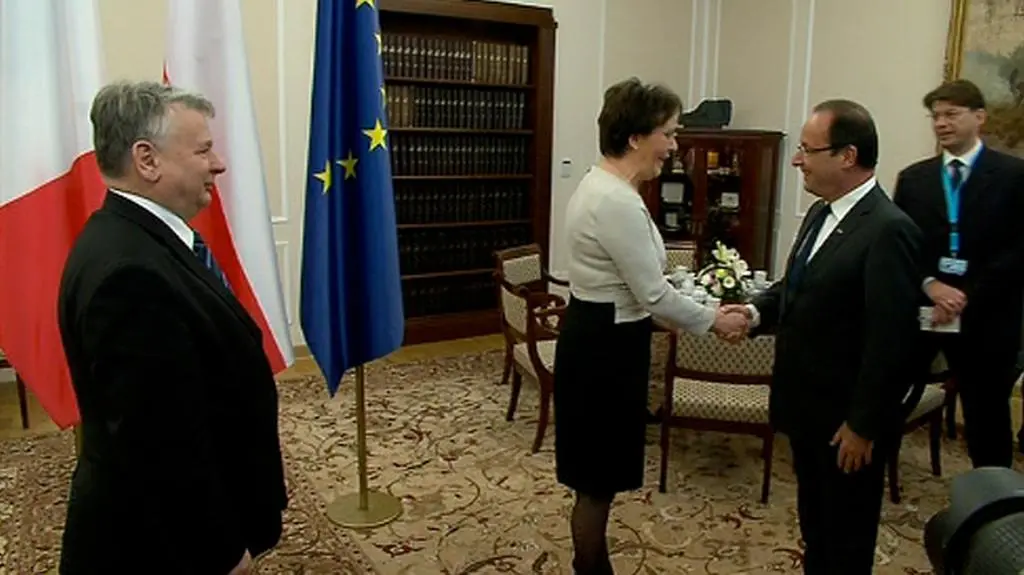 Francuskie faux pas Kopacz. Hollande zbył to uśmiechem
