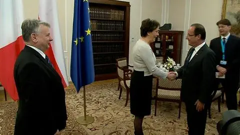 Francuskie faux pas Kopacz. Hollande zbył to uśmiechem