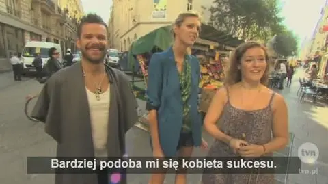 Francuzom w roli manekina spodobała się Olga (TVN)