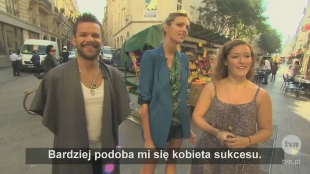 Francuzom w roli manekina spodobała się Olga (TVN)