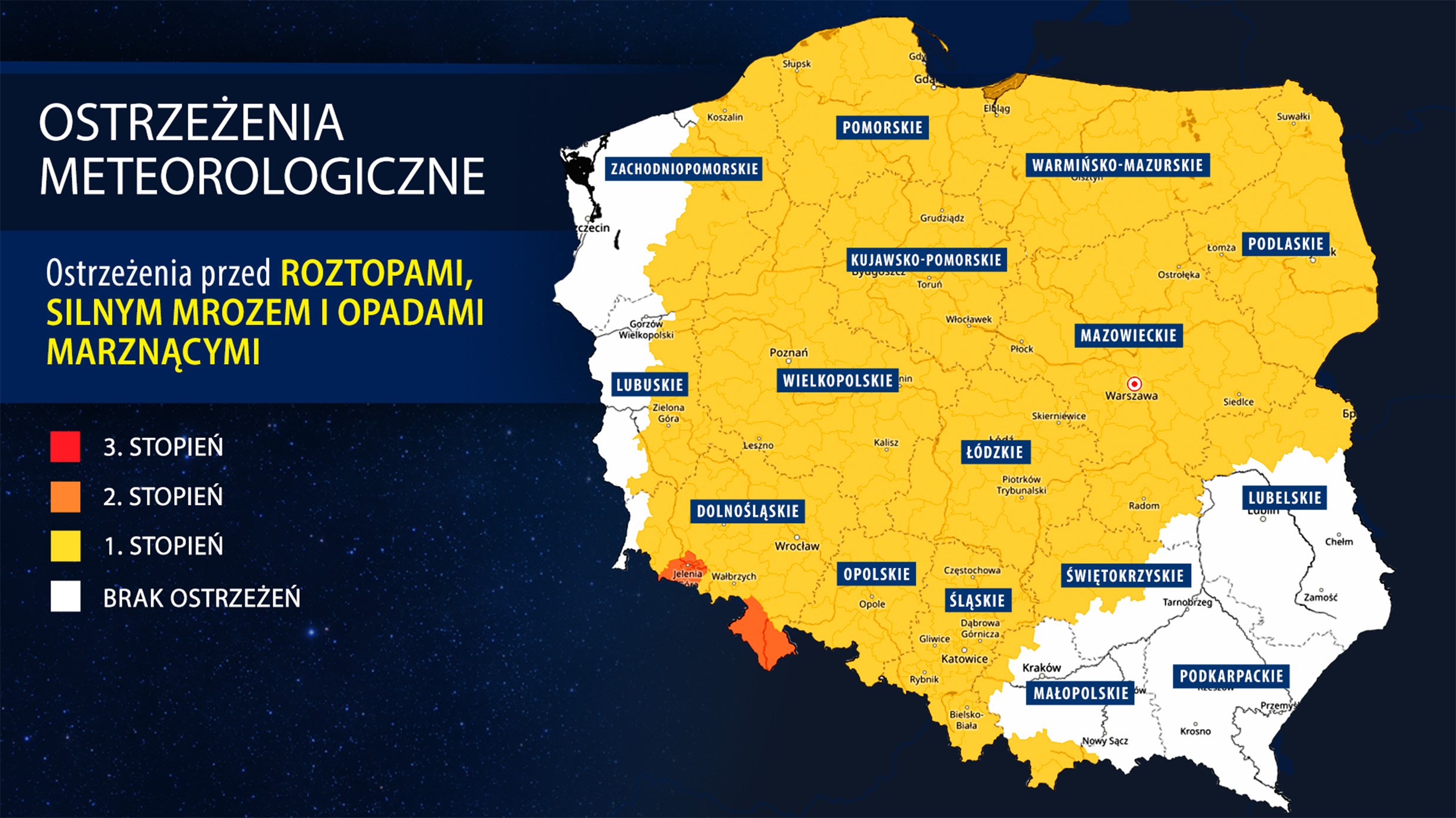 Ostrzeżenia meteorologiczne IMGW